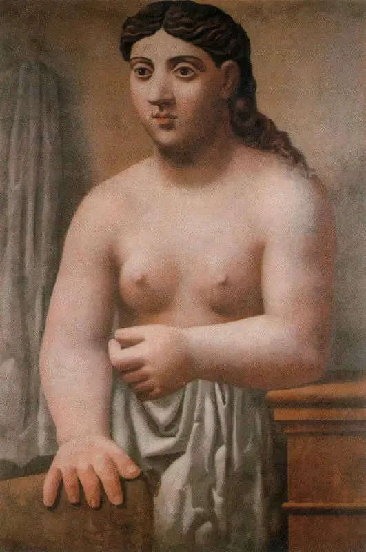 Donna nuda in piedi - 1921